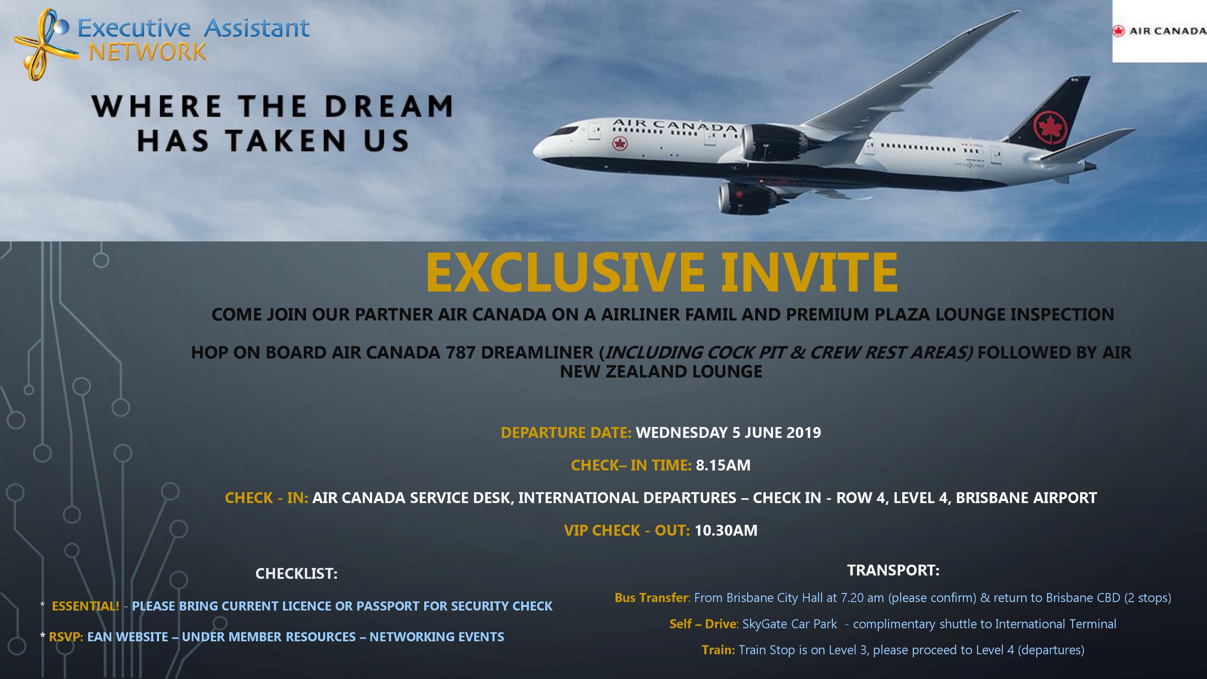 networking events details registrations ean executive executive check register